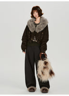 Fawn Collar Reversible Jacket