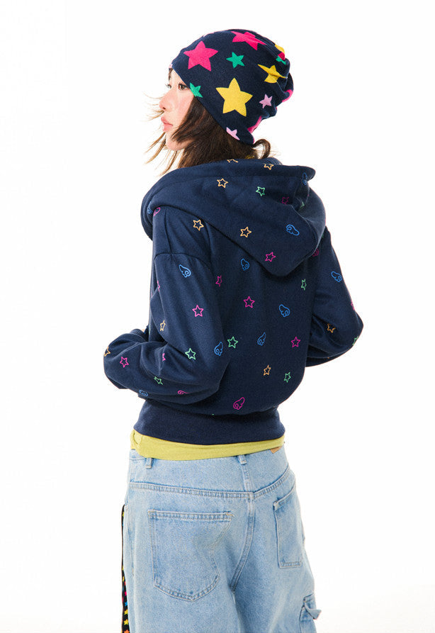 Starry Night Zip Hoodie