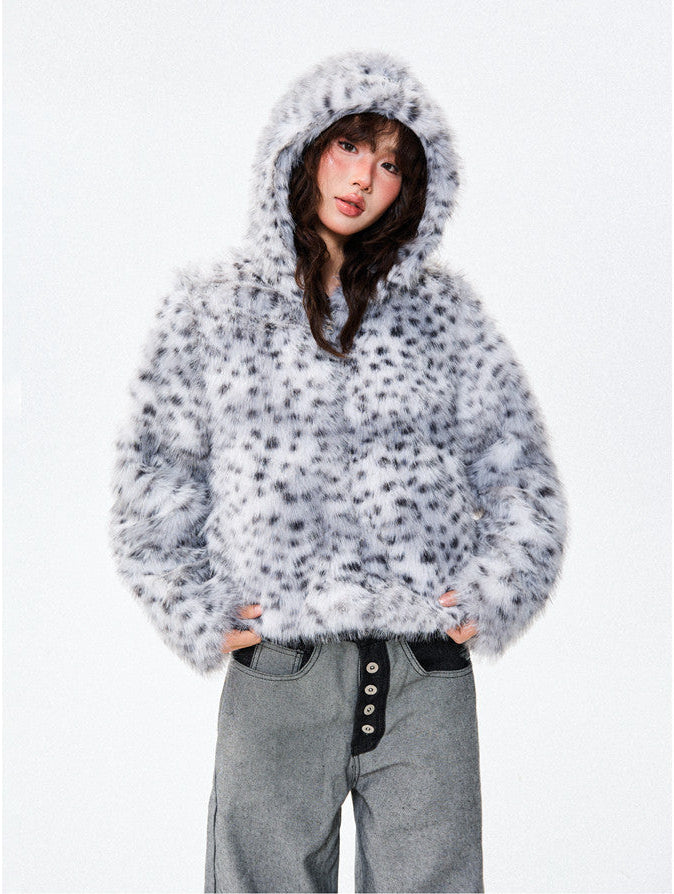 Polar Bear Faux Fur Jacket