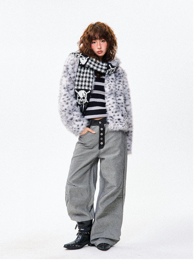 Polar Bear Faux Fur Jacket