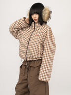 Eira Reversible Jacket (Umber/Gingham)