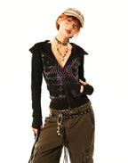 Signal Black Zip Hoodie