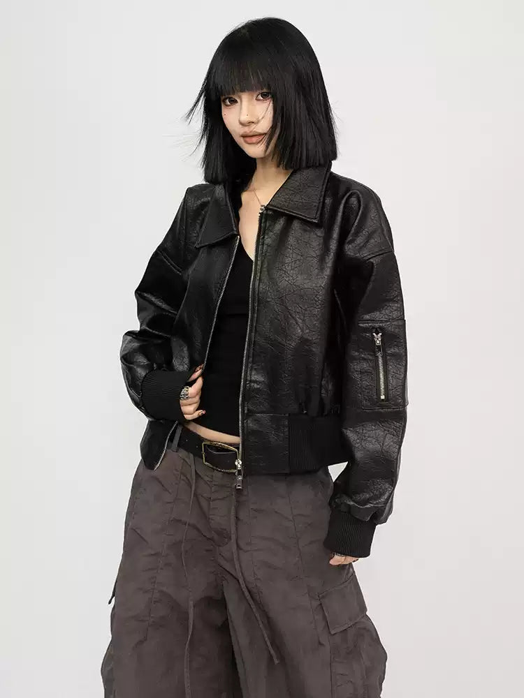 NYX PU Leather Jacket