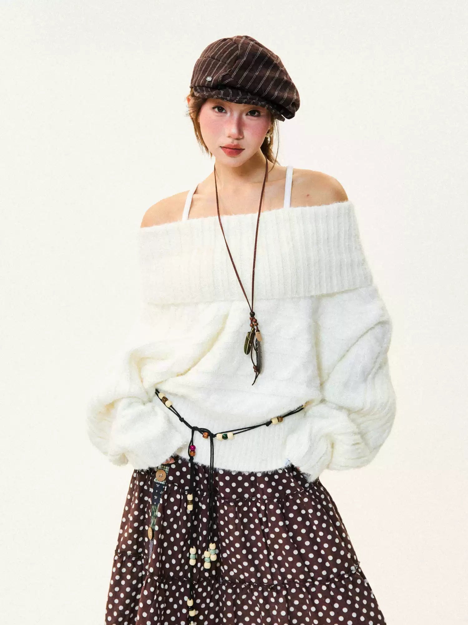 Cloud Off Shoulder Knit