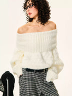 Akira Off Shoulder Knit