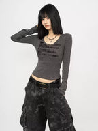 Faultline Long Sleeve (Charcoal)