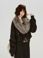 Fawn Collar Reversible Jacket