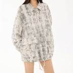 KOYA Ivory Plaid Jacket