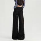 Archive Wide-Leg Sweatpants (Black)