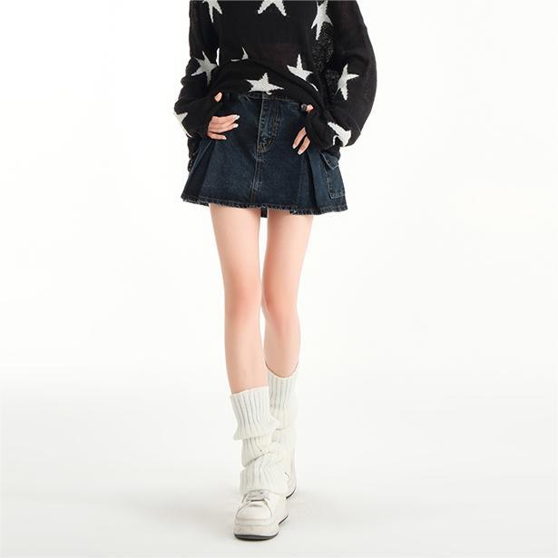 KOYA Dark Wash Skirt